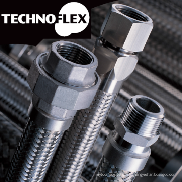 Mangueira de metal flexível para construção e uso industrial. Fabricado pela Technoflex. Feito no Japão (mangueira flexível de metal)